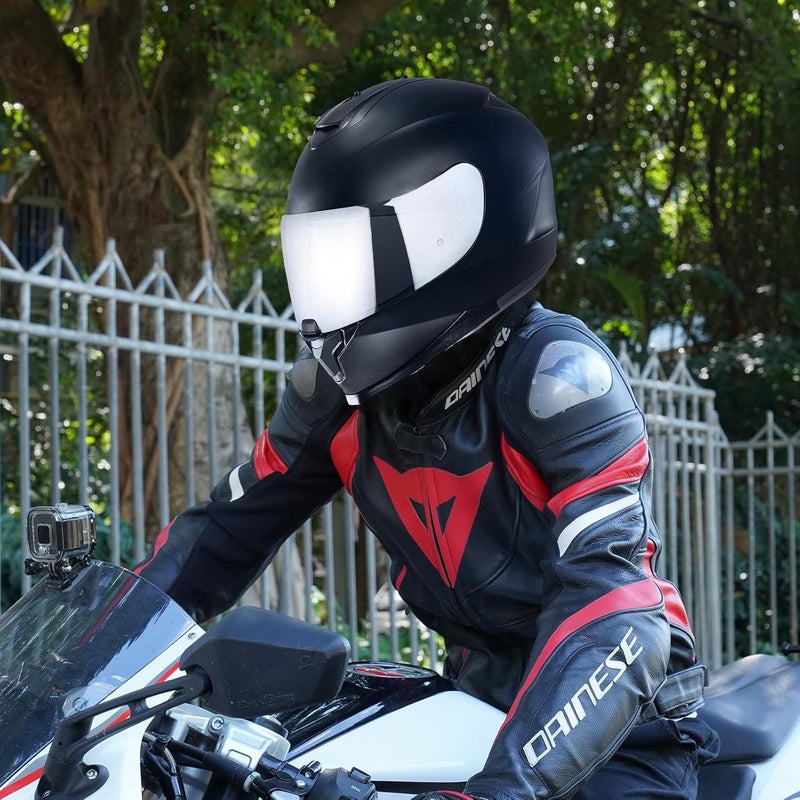 VCOROS C70 Motorcycle Helmet Shield For FG-17 FG-ST IS-17 HJ20M Full Face Helmet Visor Shield Accessories (Chrome Silver) - Image 2